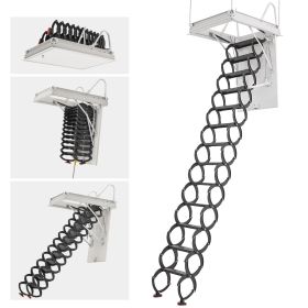 Attic Ladder, 660LBS/299.4KG Capacity, Fits 10.5 to 11 ft Ceiling Height and 39.4 x 27.5 inch Opening Size