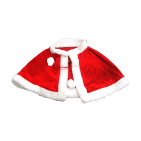 Red Velvet Cape Children's Christmas Stage Performance Carnival Festival (Option: Kid)