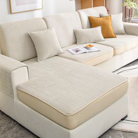 Shanier sofa cover, all inclusive and universal set, new elastic anti slip sofa cushion, all-season universal cover, anti cat scratch (Color: Yuxin Wheat Ear Rice, size: 70*70)
