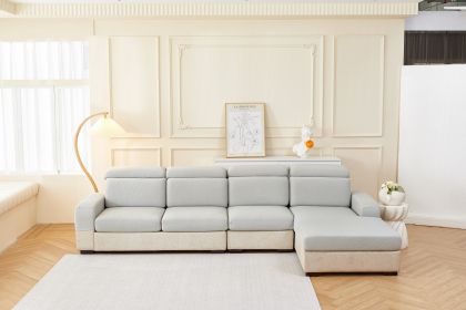 Elastic sofa cover, waterproof universal all inclusive sofa cushion, all season universal anti slip sofa hat (Color: Waffle Light Grey, size: Backrest S)