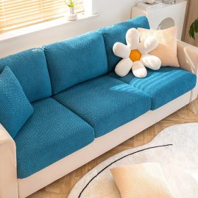 Shake fleece sofa cover, all inclusive universal cover, lazy elastic sofa cover, all season universal anti cat scratch sofa cover (Color: Jingmi Baolan, size: 2XL+)