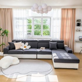 Sofa cover, all inclusive, all-in-one, all season universal, seat cushion, anti cat scratch, Nordic cover cloth, cross-border wholesale sofa hats (Color: Z-word Dark gray, size: M)