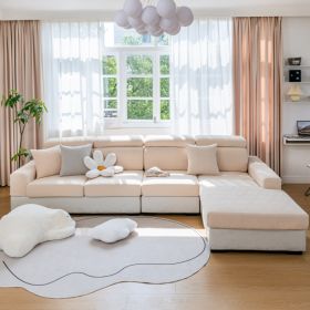 Sofa cover, all inclusive, all-in-one, all season universal, seat cushion, anti cat scratch, Nordic cover cloth, cross-border wholesale sofa hats (Color: Z-word Beige, size: S)